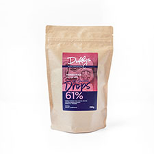 Duffy's Mayan Milk 61% chocolate drops 250g