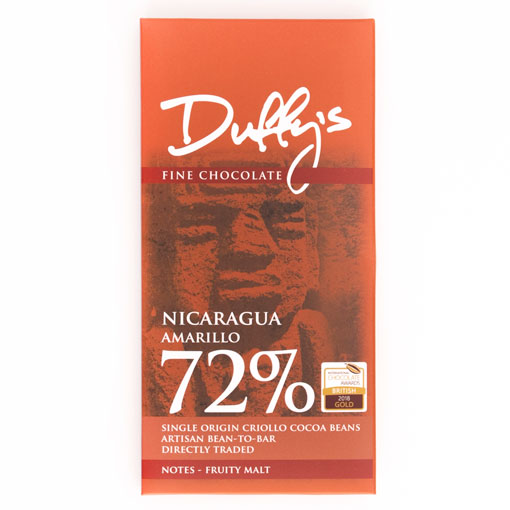 Duffy's Nicaragua Amarillo 72% Dark Chocolate 60g